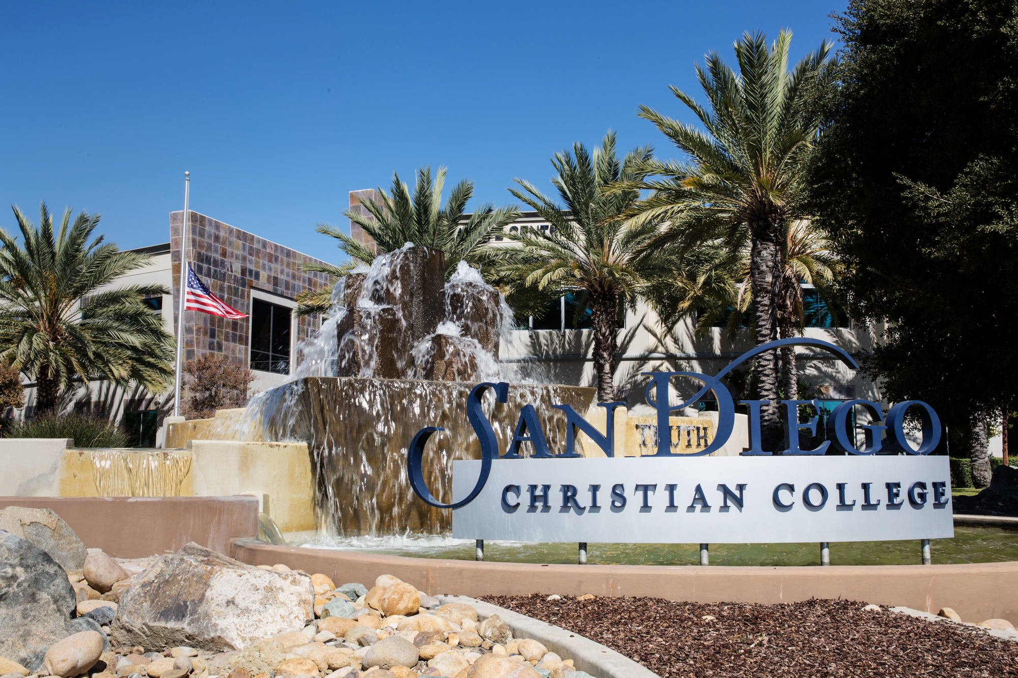The outside of the San Diego Christian College campus in Santee is shown on Oct. 9, 2017.