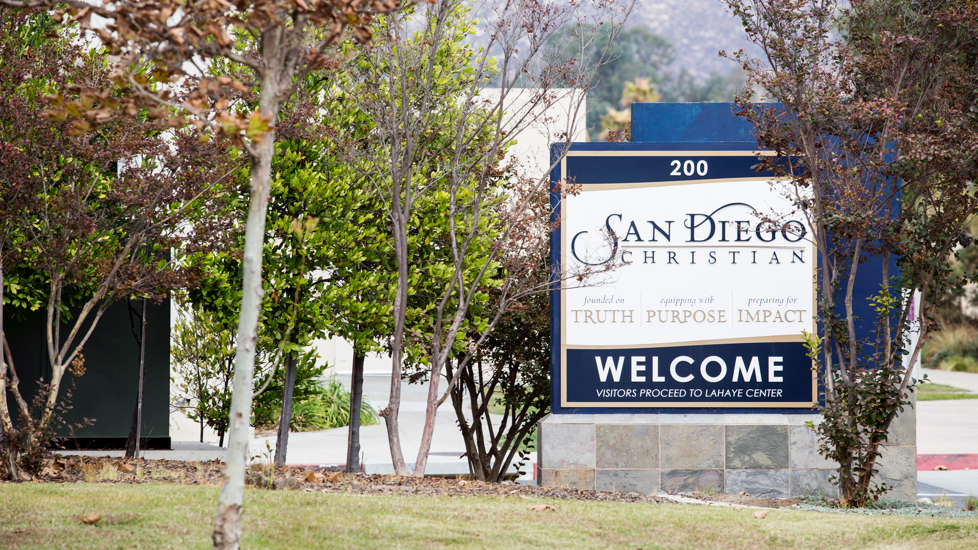 The San Diego Christian College campus in Santee. (Megan Wood/inewsource)